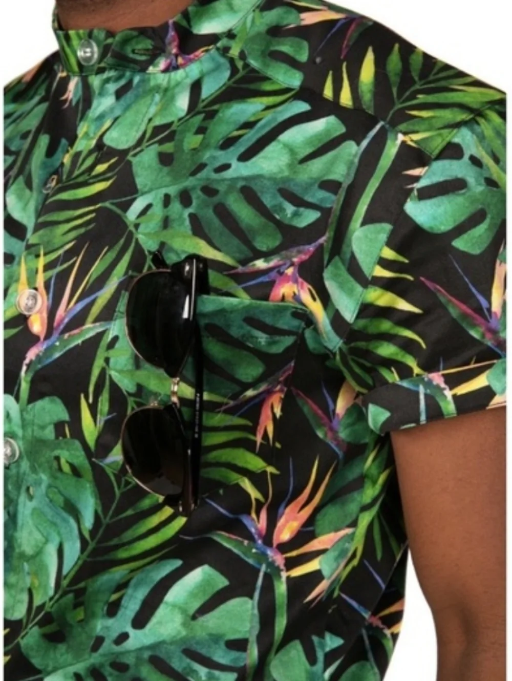 Tipsy Elves Tropical Leaf Print Jungle Romphim Romper New Small - Picture 4 of 12